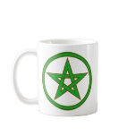 Green red Pentacle Mug