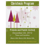 Green Retro Christmas Program Flyer