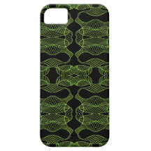 Green Ribbon Abstract IPhone 5 Case