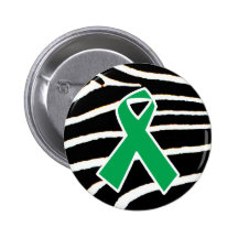 Green Ribbon Pin