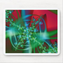 Green rings mouse pad