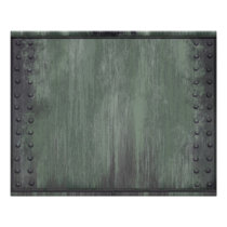 Green riveted steel texture art photo