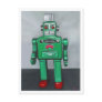 Green Robot Postcard
