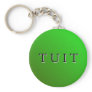 Green Round Tuit Keychain