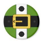 Green Santa Suit Christmas Keychain magnets