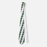 Green Scary Jester Neck Tie
