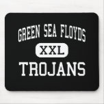 Green Sea Floyds - Trojans - High - Green Sea mousepads