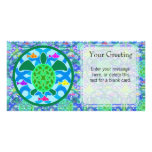 Green Sea Turtle Custom Card photo cards