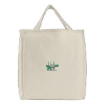 Green Sea Turtle Embroidered Bag embroidered bags