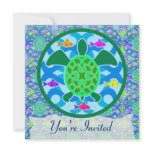 Green Sea Turtle Invitations