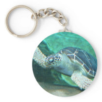 Green Sea Turtle Keychain