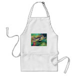 Green Sea Turtle Silk Painting aprons