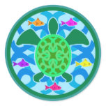 Green Sea Turtle Stickers