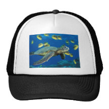 Green Sea Turtle Trucker Hat