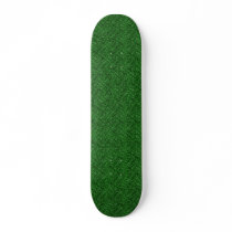 green sequin effect skateboard