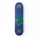 Green Serpent Dragon Skateboard