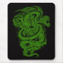 Green Serpent Mouse Pad