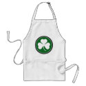 Green Shamrock aprons