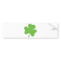 green shamrock bumper stickers