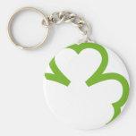 green shamrock ireland key chains