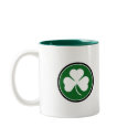 Green Shamrock mugs
