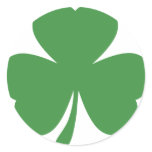green shamrock st. patrick´s day sticker