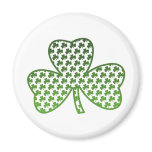 Green Shamrocks Magnet