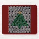 Green shell tree Gold Star Mousepads