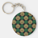 green shotgun shells keychain