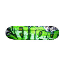 GREEN SKATE BOARD DECK