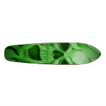 green SKULL 3 Custom Skate Board