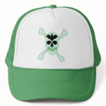 Green Skull And Crossbones Hat
