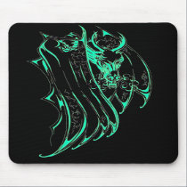 Green Smoke Dragon Mousemat mousepads