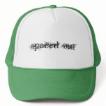 green, spaced out hats