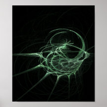 Green Spikes Poster