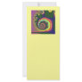 Green Spiral Jewel Fractal Full Color Rack Card