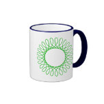 Green Spirograph Mug