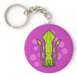 Green Squid Keychains