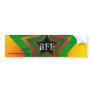 Green Star BFF Bumper Sticker