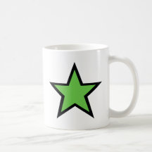green star design! mugs