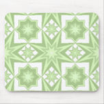 Green Star Pattern Mouse Mats