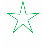 Green Star T Shirt