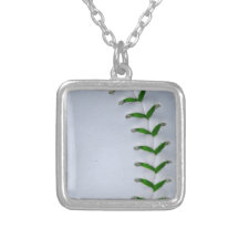 Green Stitches Baseball / Softball Jewelry