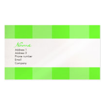 Green Stripe Business Card