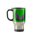 Green Sufi Winged Heart Travel Mug