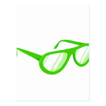 green sunglasses reflection.png post card
