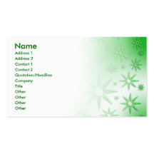 Green suns seamless pattern business card