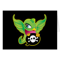 Green Swallow Card