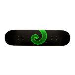 Green Swirl Skateboard