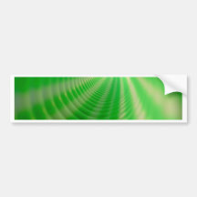 Green Swirls Bumper Sticker